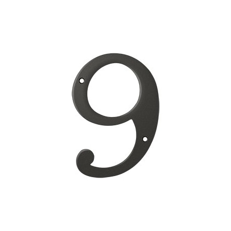 Deltana 6 Numbers, Solid Brass, 10PK RN6-9U10B-XCP10